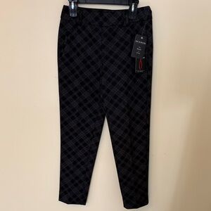 Black Plaid Pants
